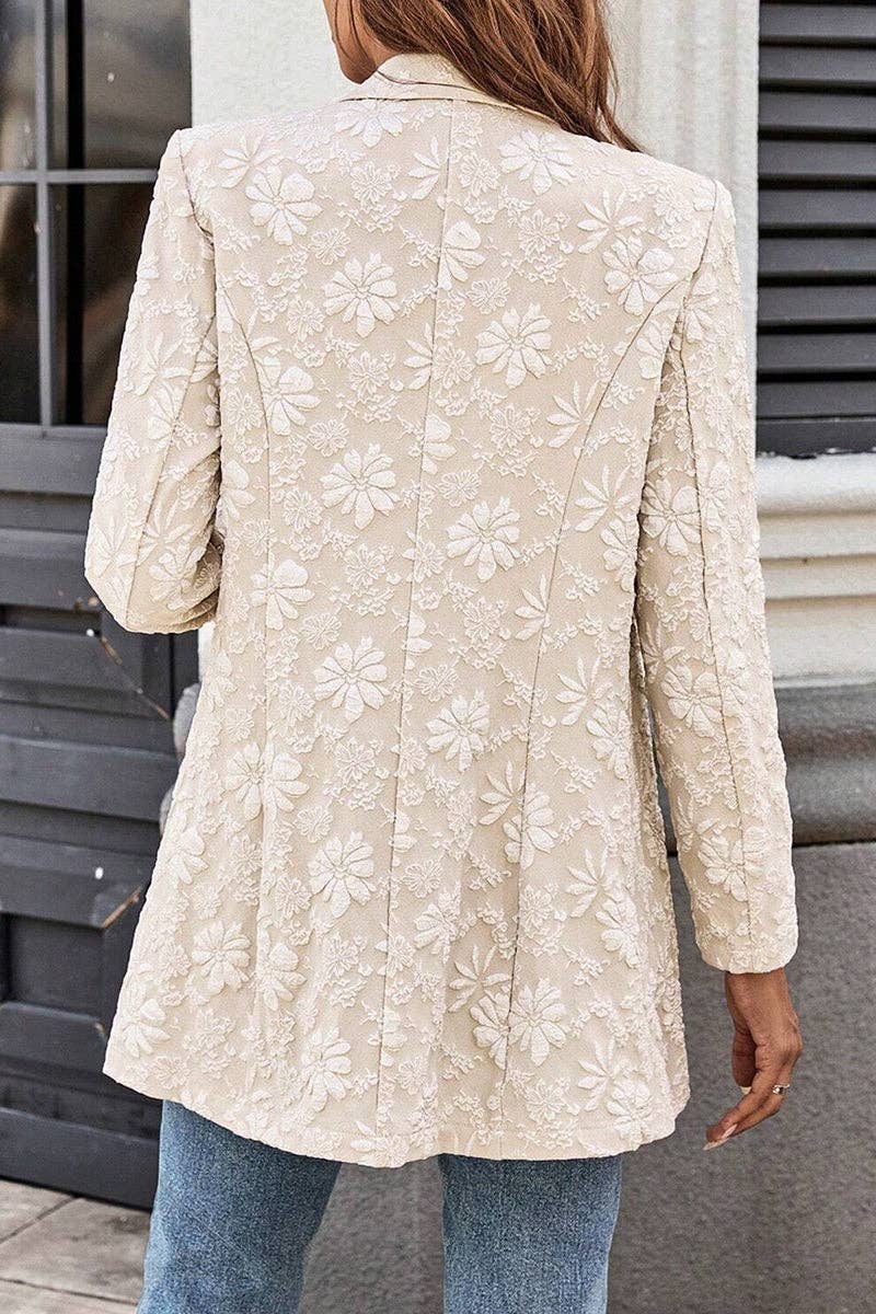 Floral Pattern Blazer
