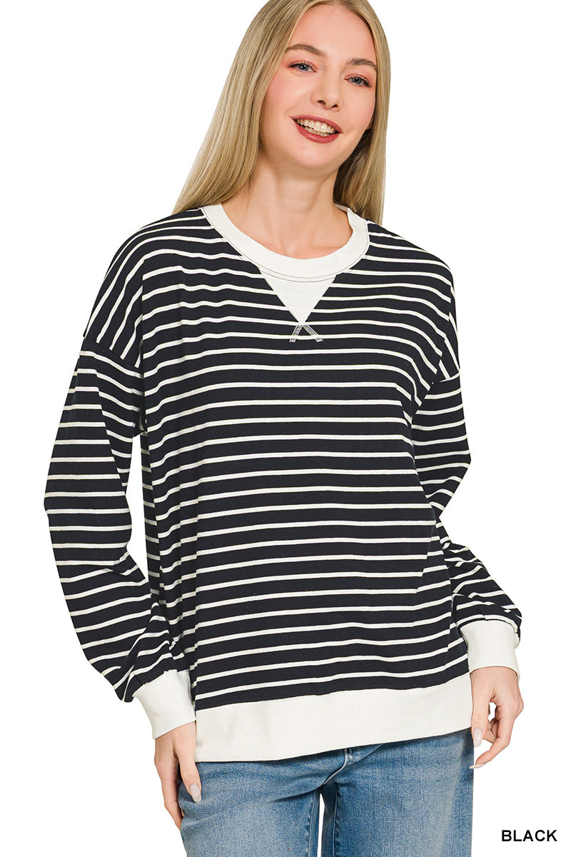 STRIPED PULLOVER