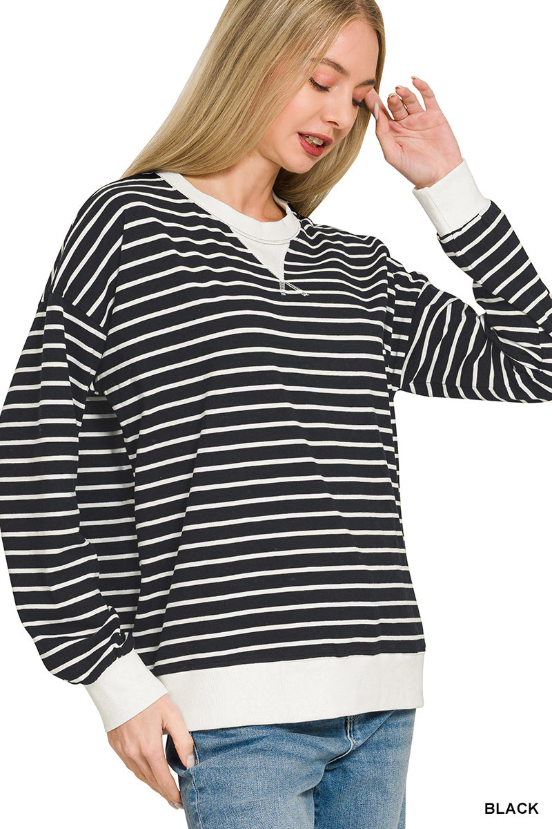 STRIPED PULLOVER