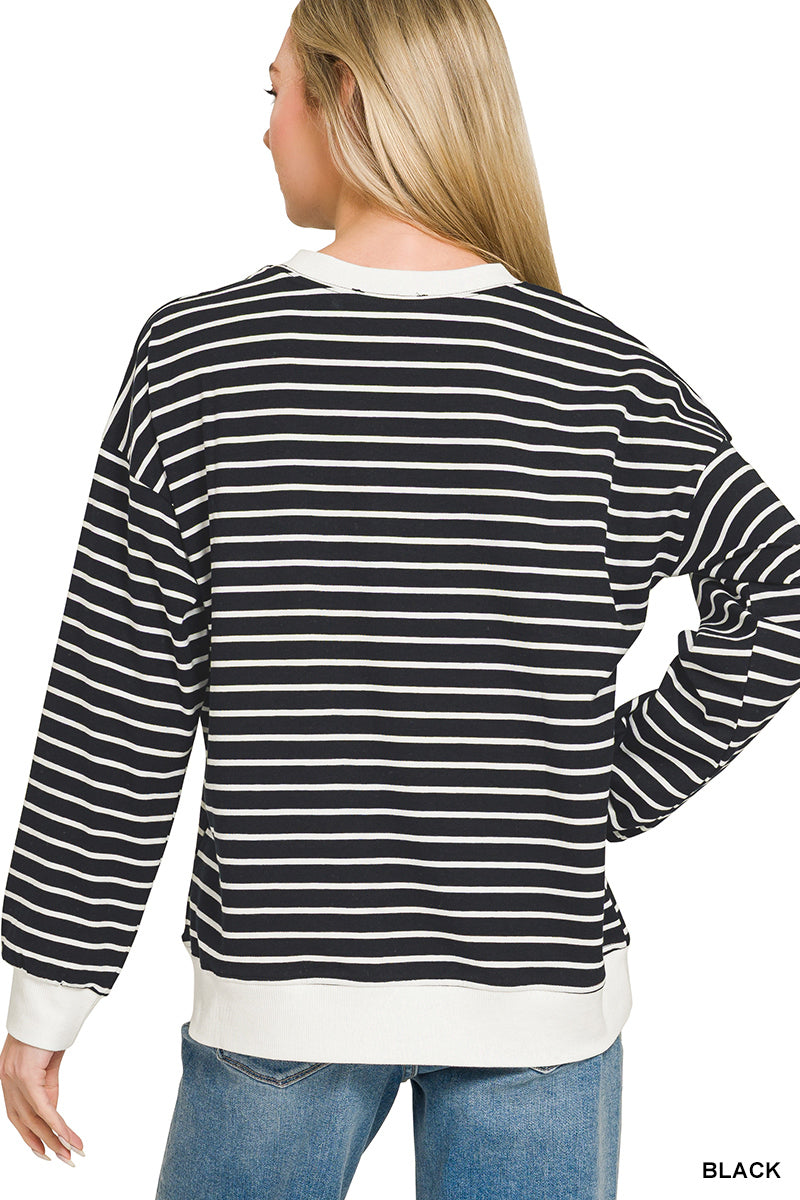 STRIPED PULLOVER