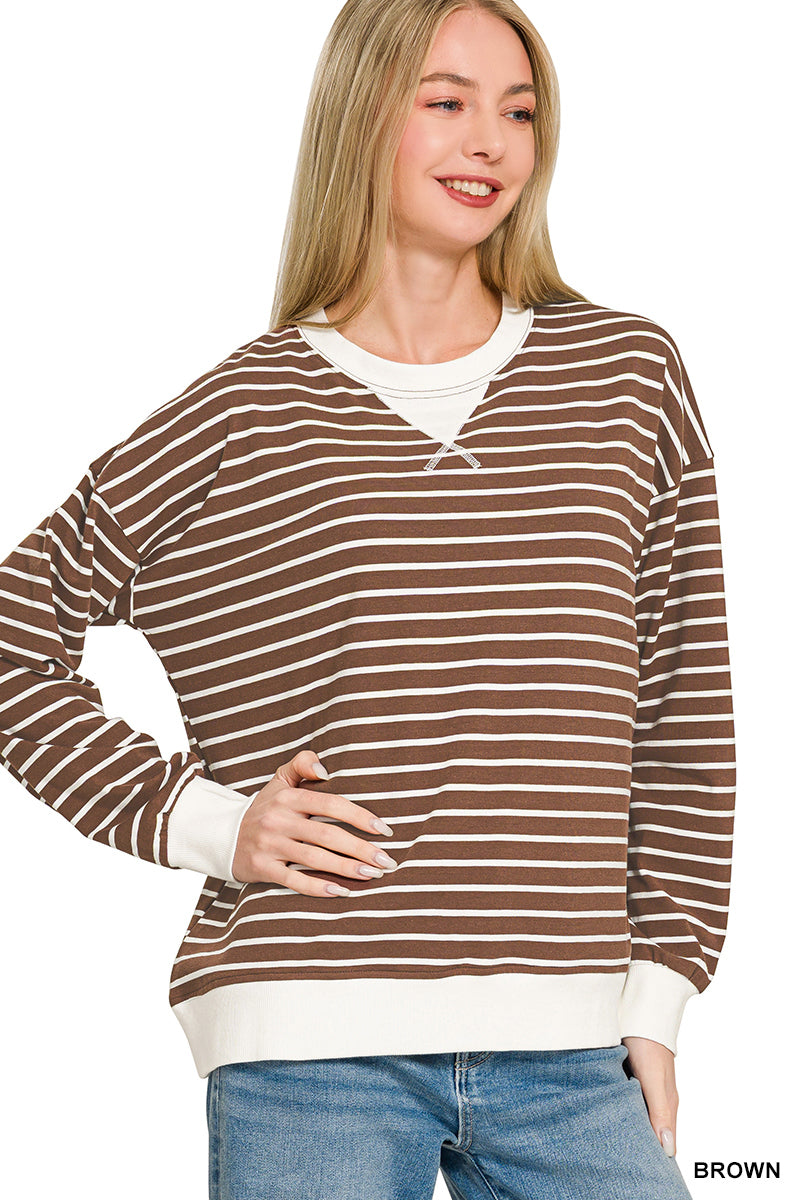 STRIPED PULLOVER