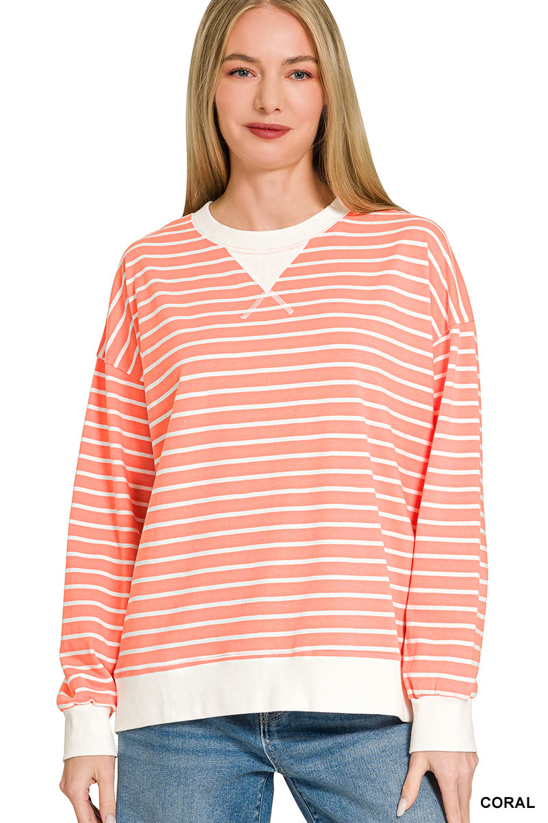 STRIPED PULLOVER