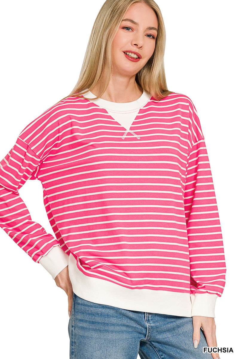 STRIPED PULLOVER