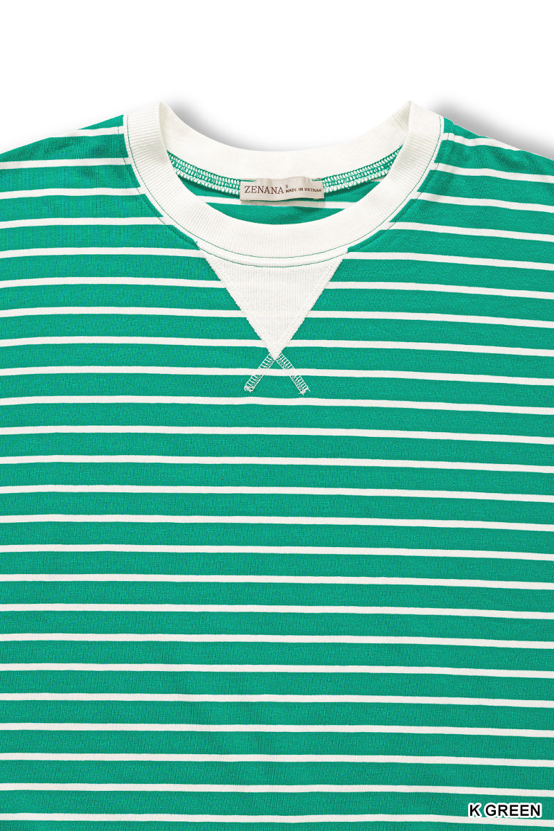STRIPED PULLOVER