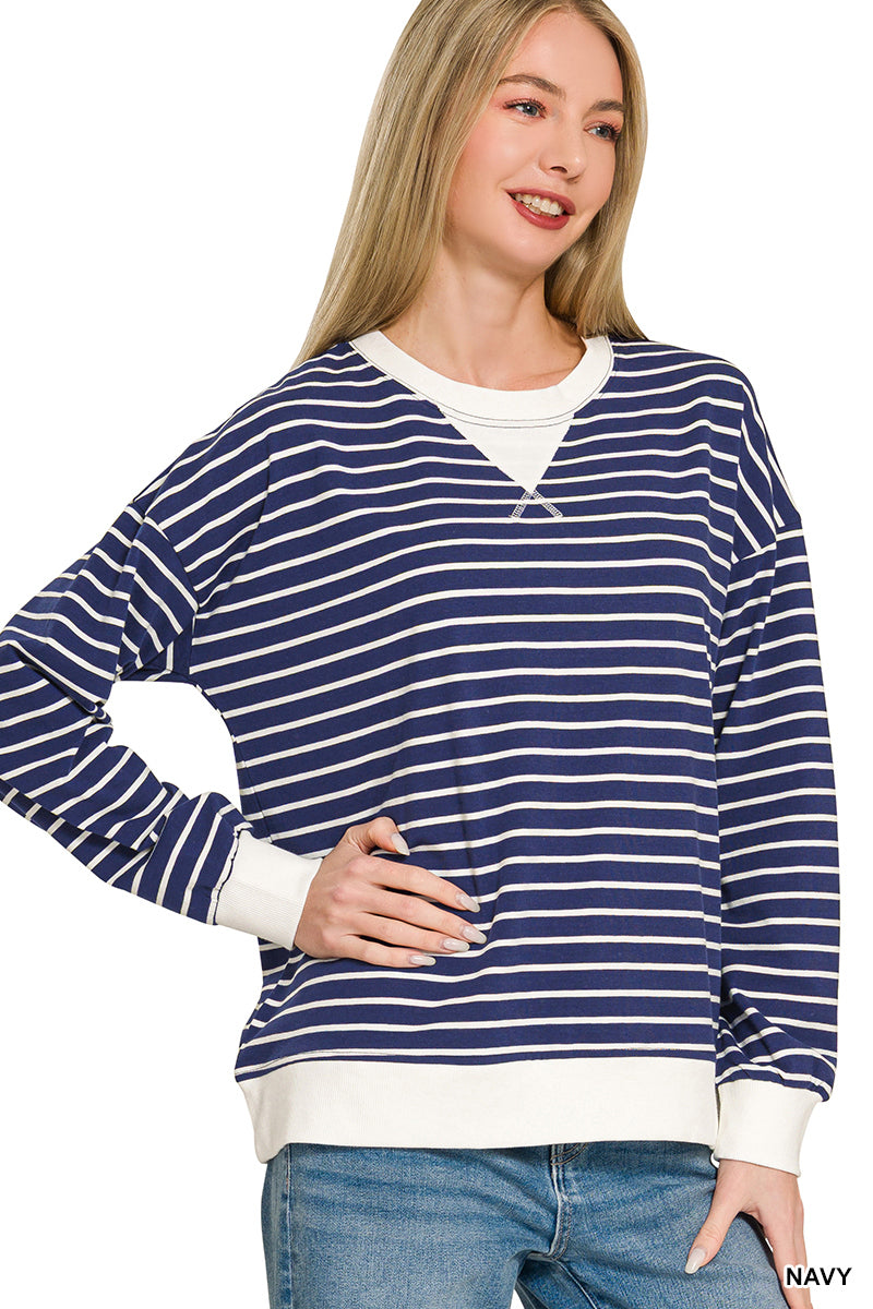 STRIPED PULLOVER