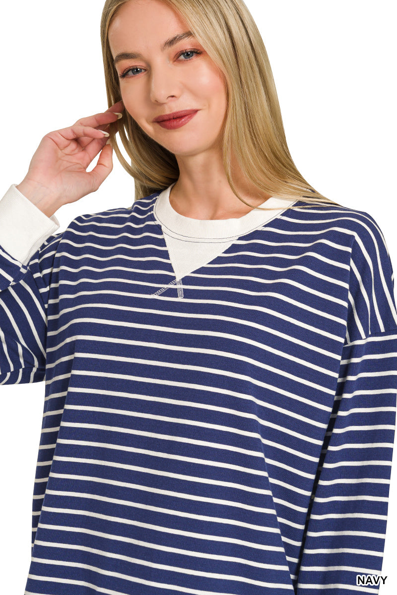 STRIPED PULLOVER