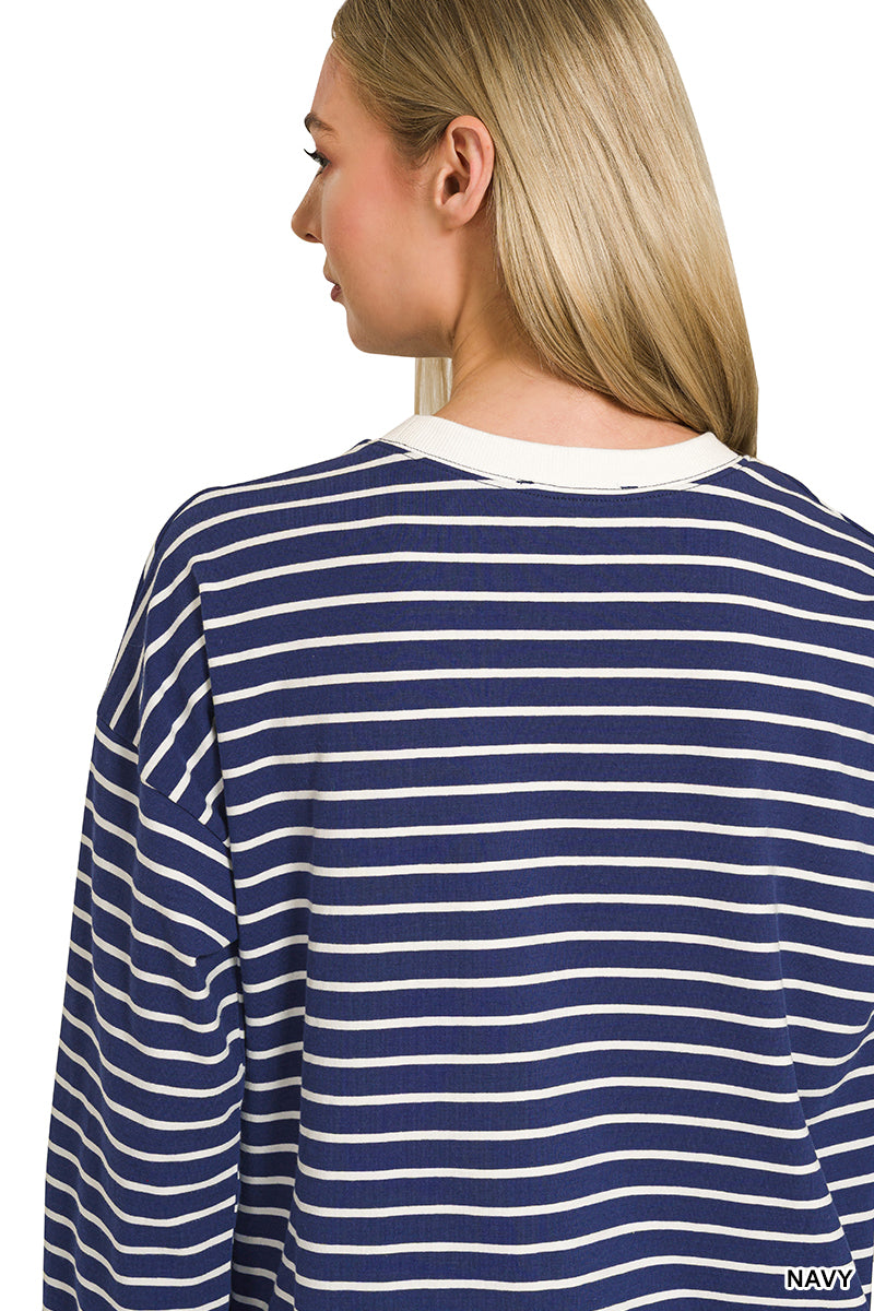 STRIPED PULLOVER