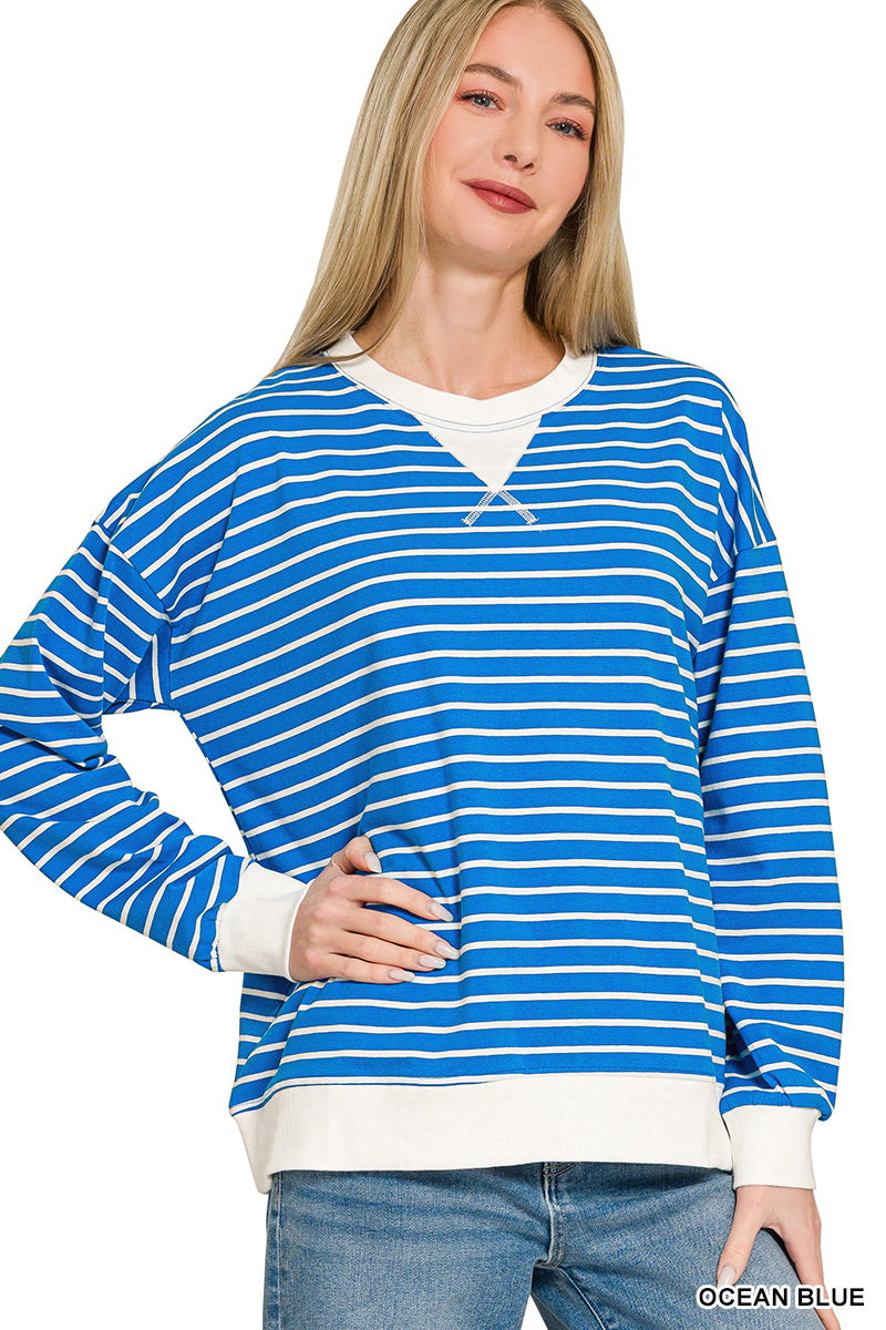 STRIPED PULLOVER
