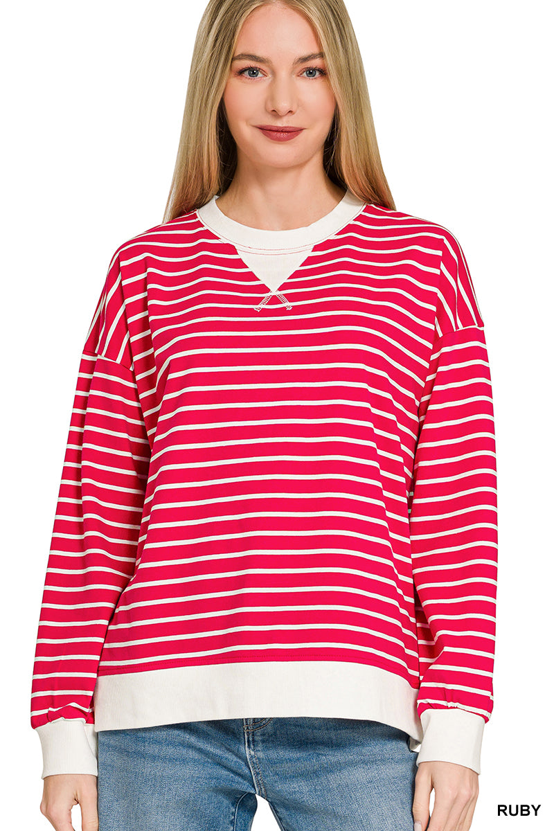 STRIPED PULLOVER