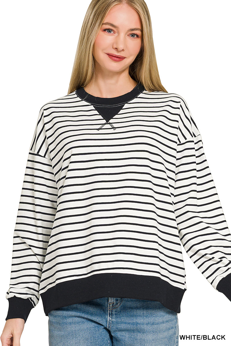 STRIPED PULLOVER