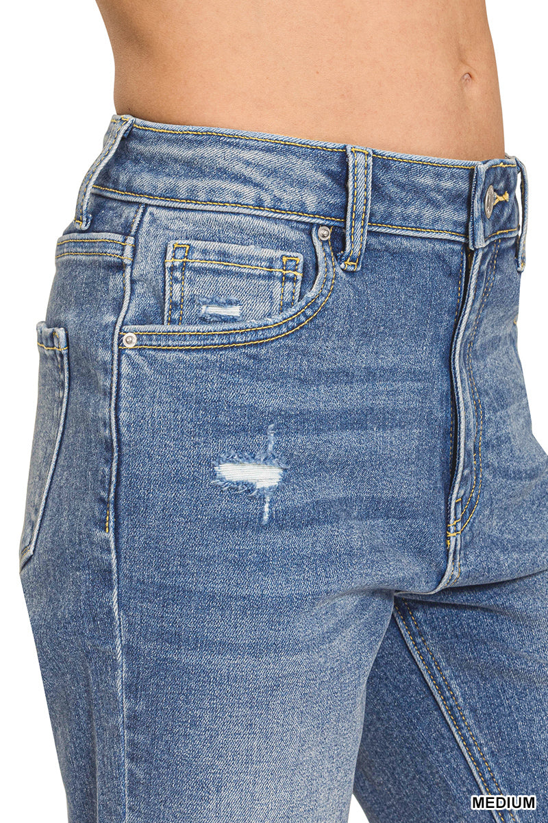 High waisted bermuda short pants