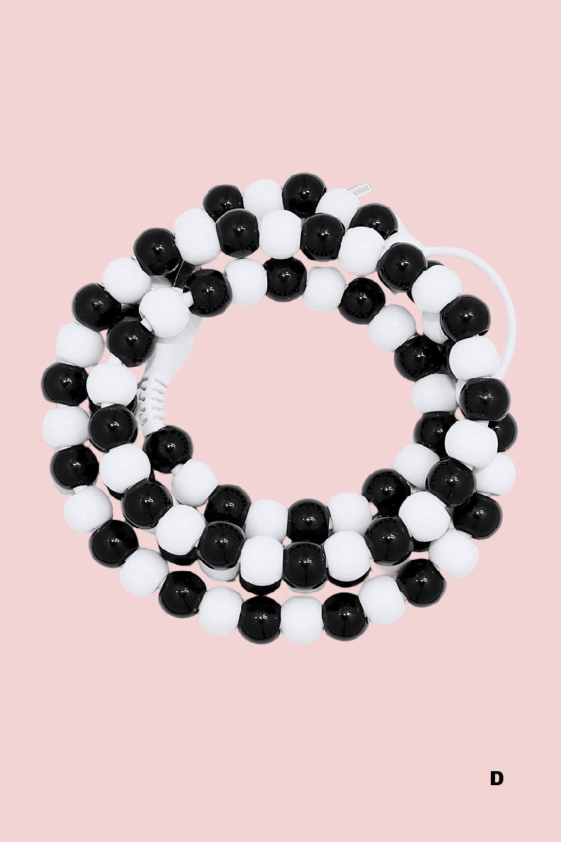BEADED DUAL USB FAST CHARGING CABLE - UNIVERSAL