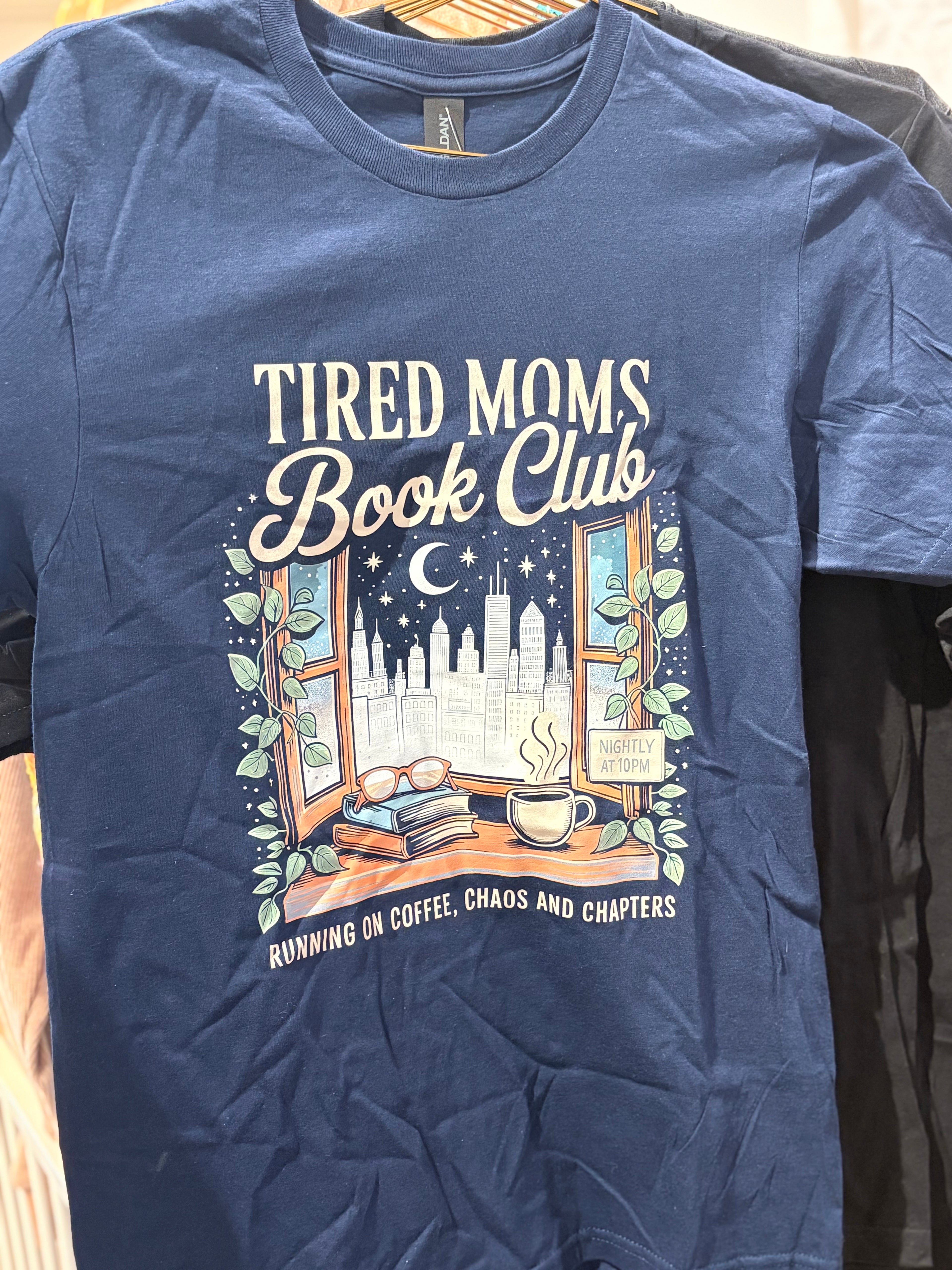 Tired Moms Book Club Graphic T-Shirt