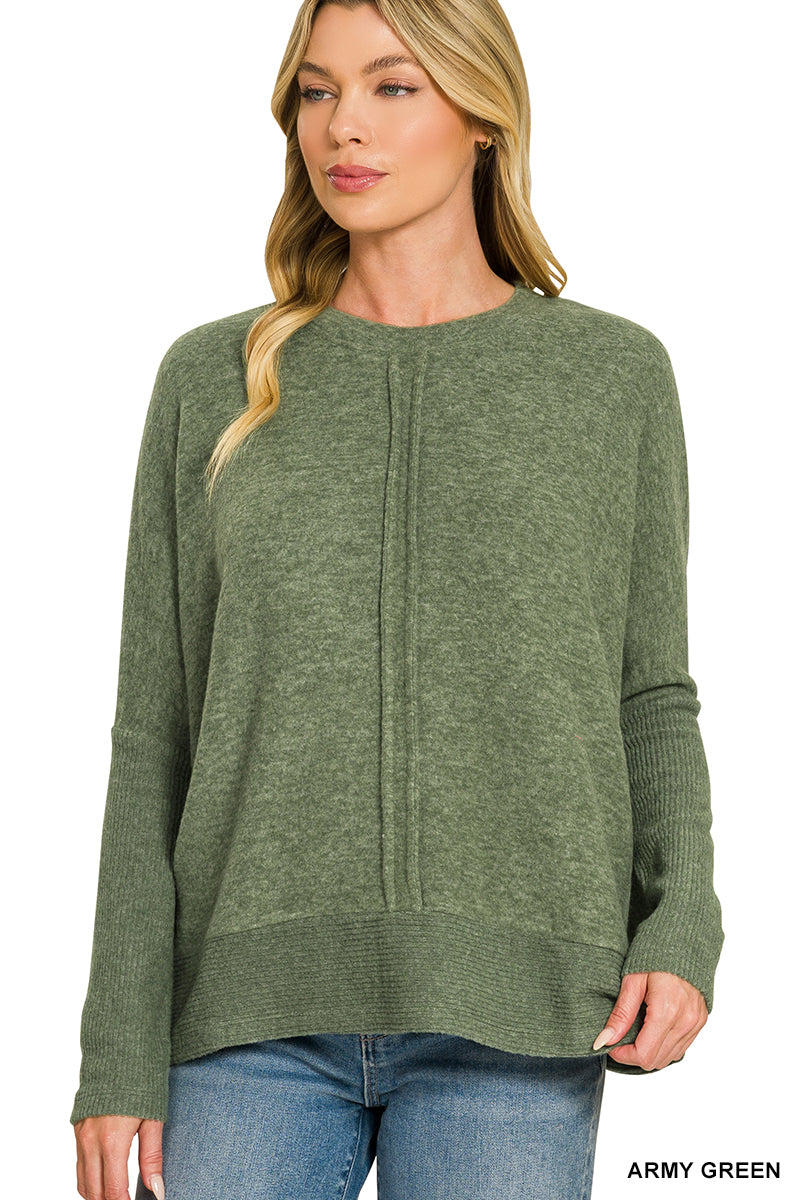 Soft Center Seam Sweater