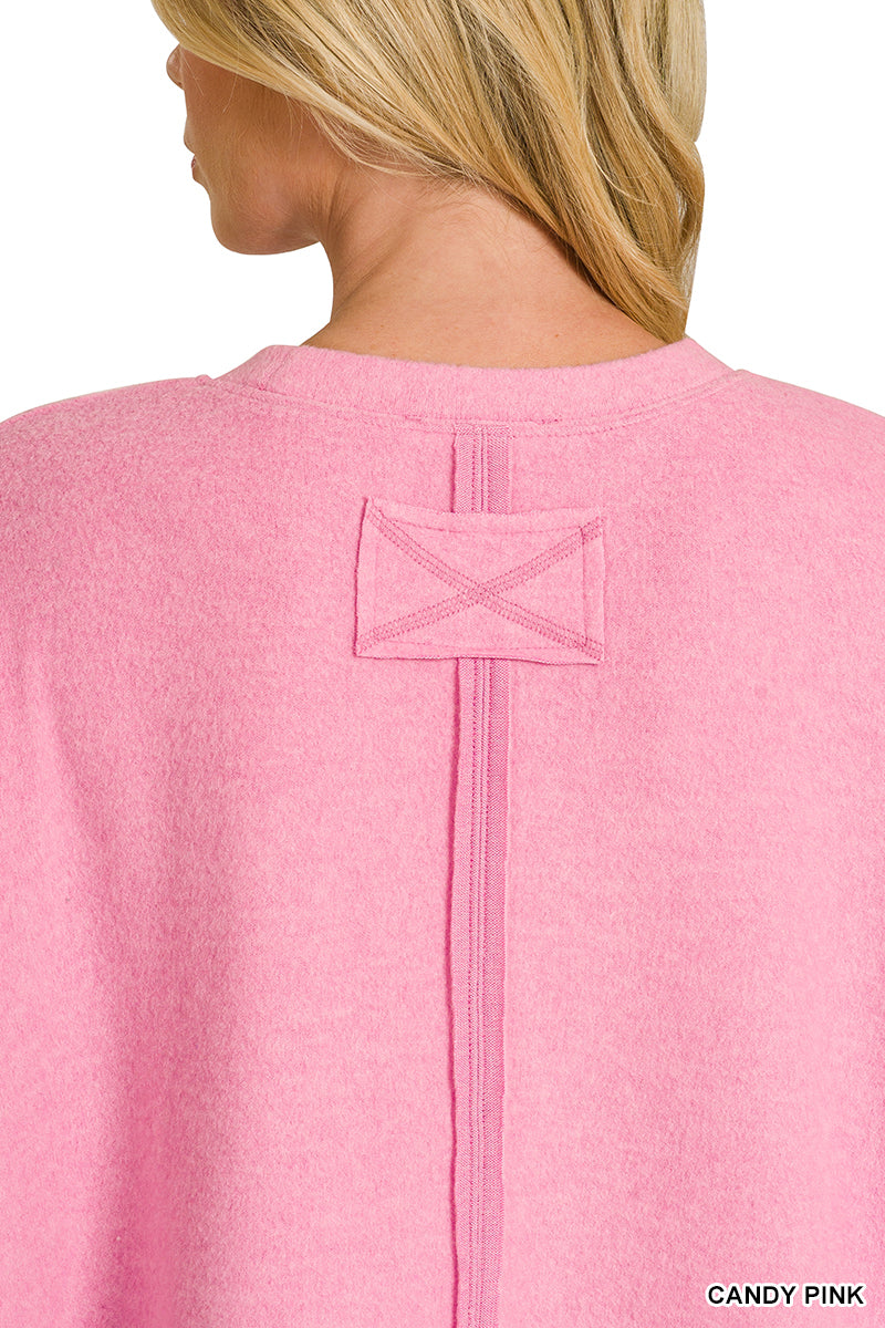 Soft Center Seam Sweater