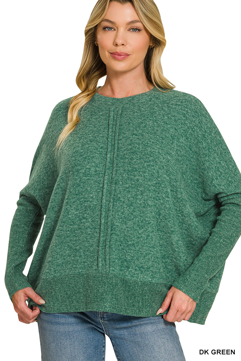 Soft Center Seam Sweater
