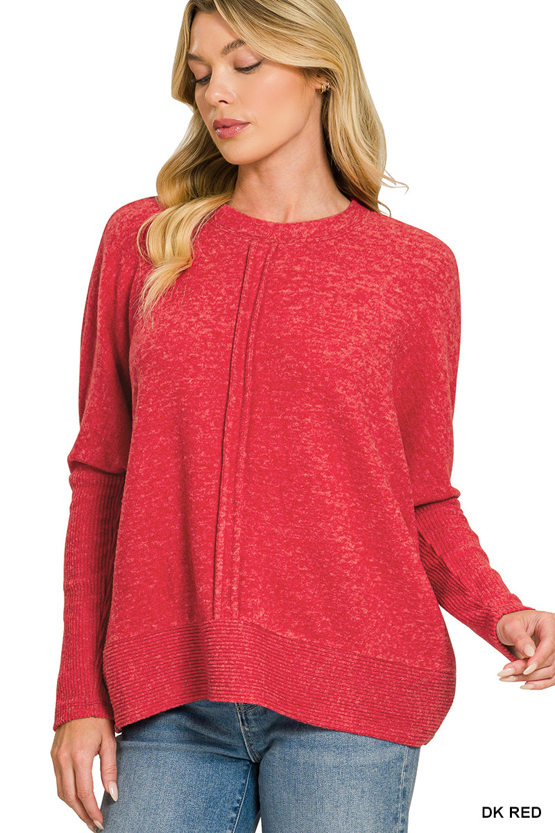 Soft Center Seam Sweater