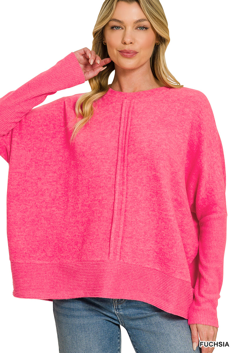 Soft Center Seam Sweater