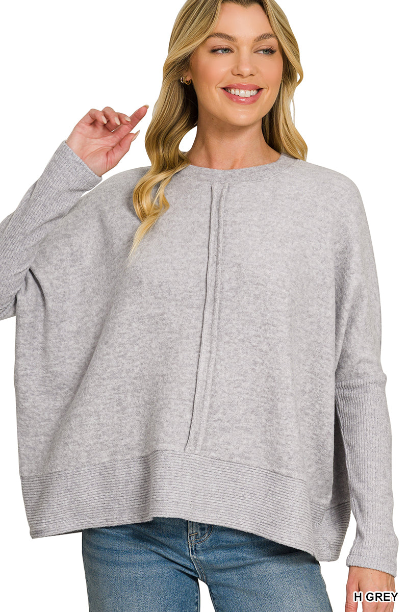Soft Center Seam Sweater