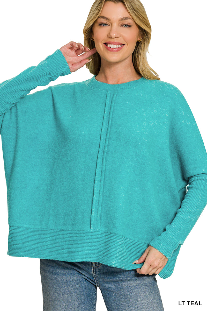 Soft Center Seam Sweater