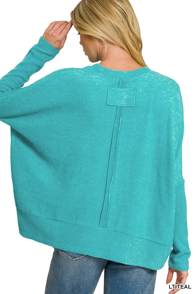 Soft Center Seam Sweater