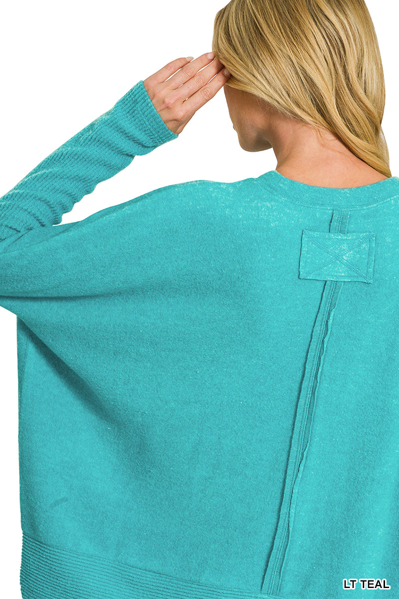 Soft Center Seam Sweater
