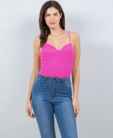 Ribbed Camisole Bodysuit