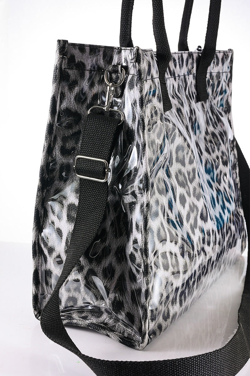 PVC KRAFT OVERSIZED TOTE BAG