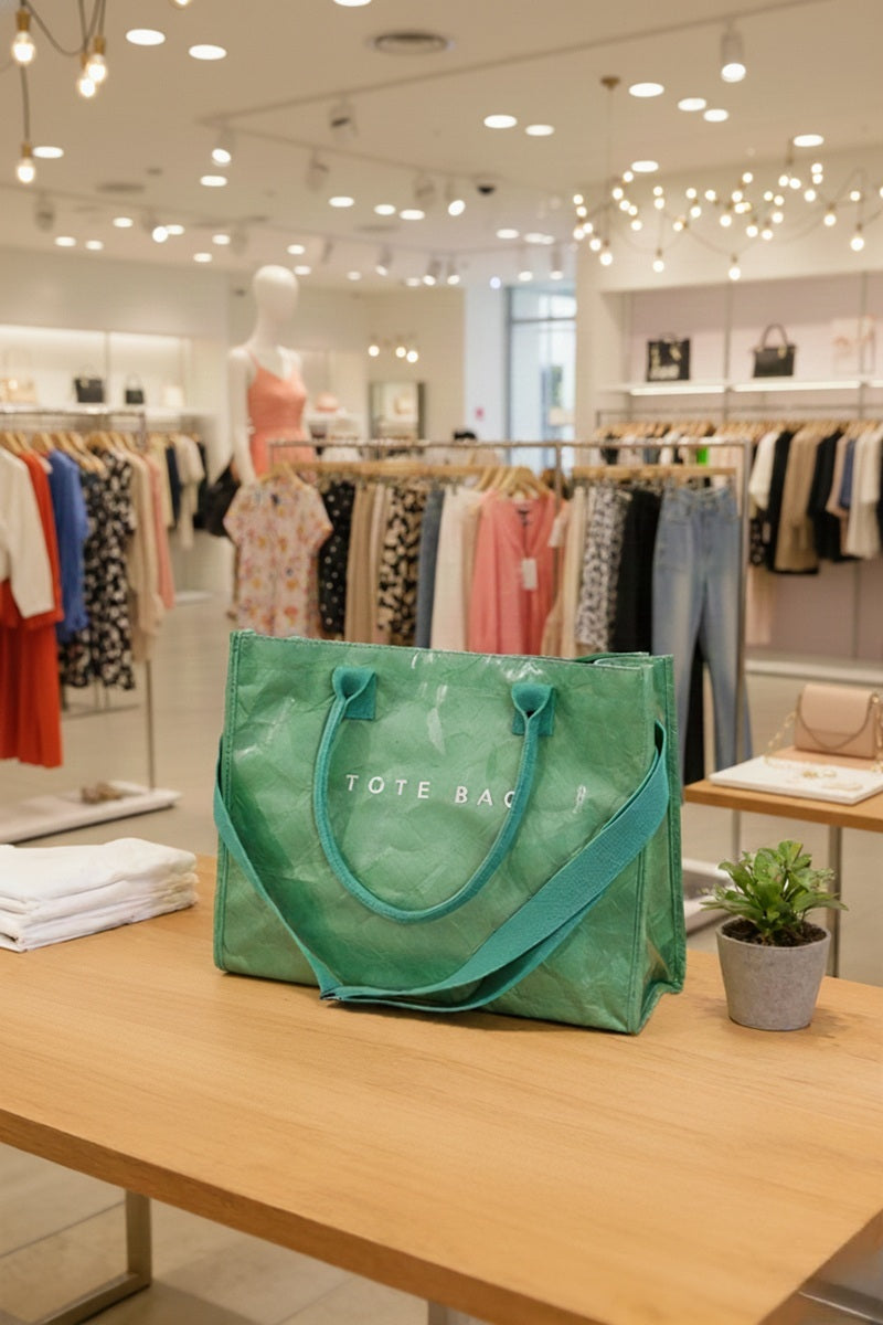 PVC KRAFT OVERSIZED TOTE BAG