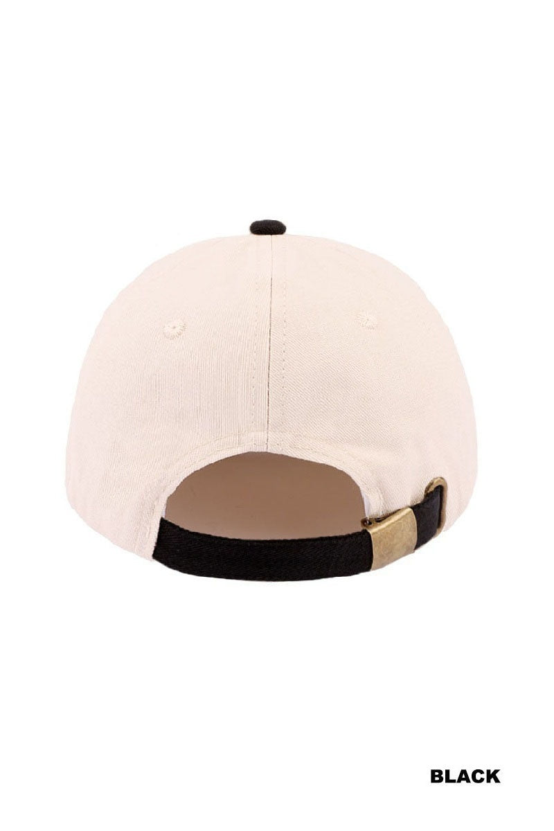 Marriage Material Two Tone Canvas Cotton Cap