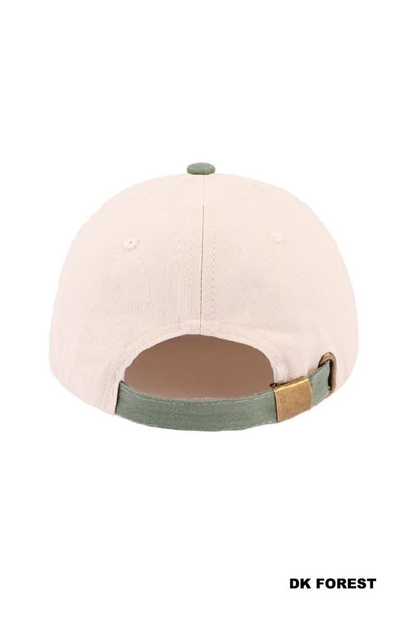 Marriage Material Two Tone Canvas Cotton Cap