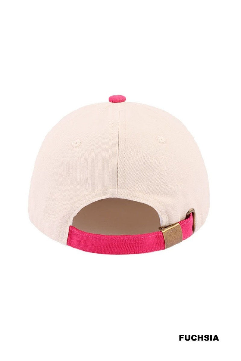 Marriage Material Two Tone Canvas Cotton Cap