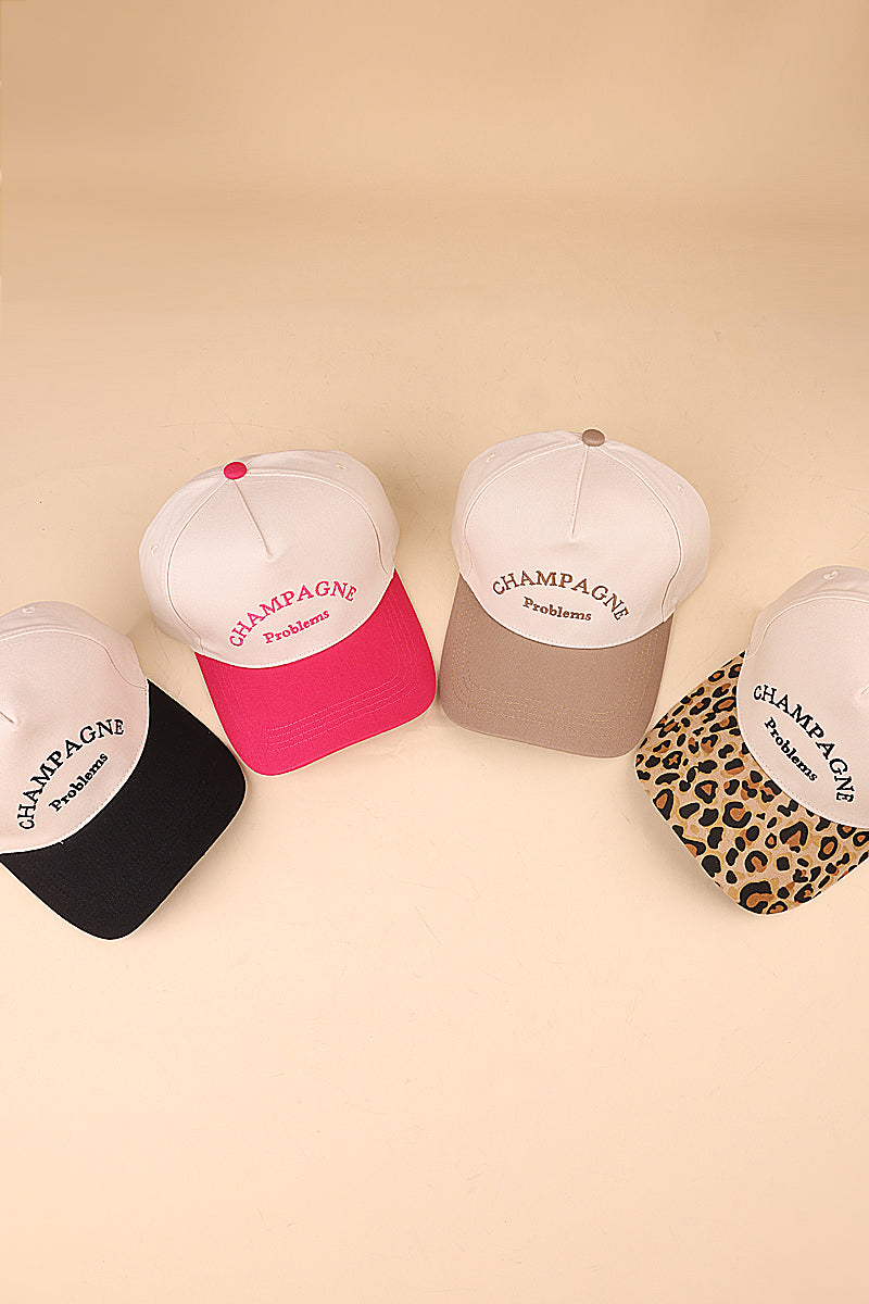 CHAMPAGNE PROBLEMS TWO TONE CANVAS COTTON CAP
