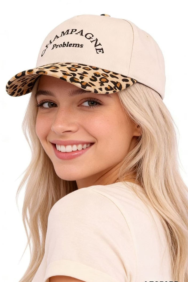 CHAMPAGNE PROBLEMS TWO TONE CANVAS COTTON CAP