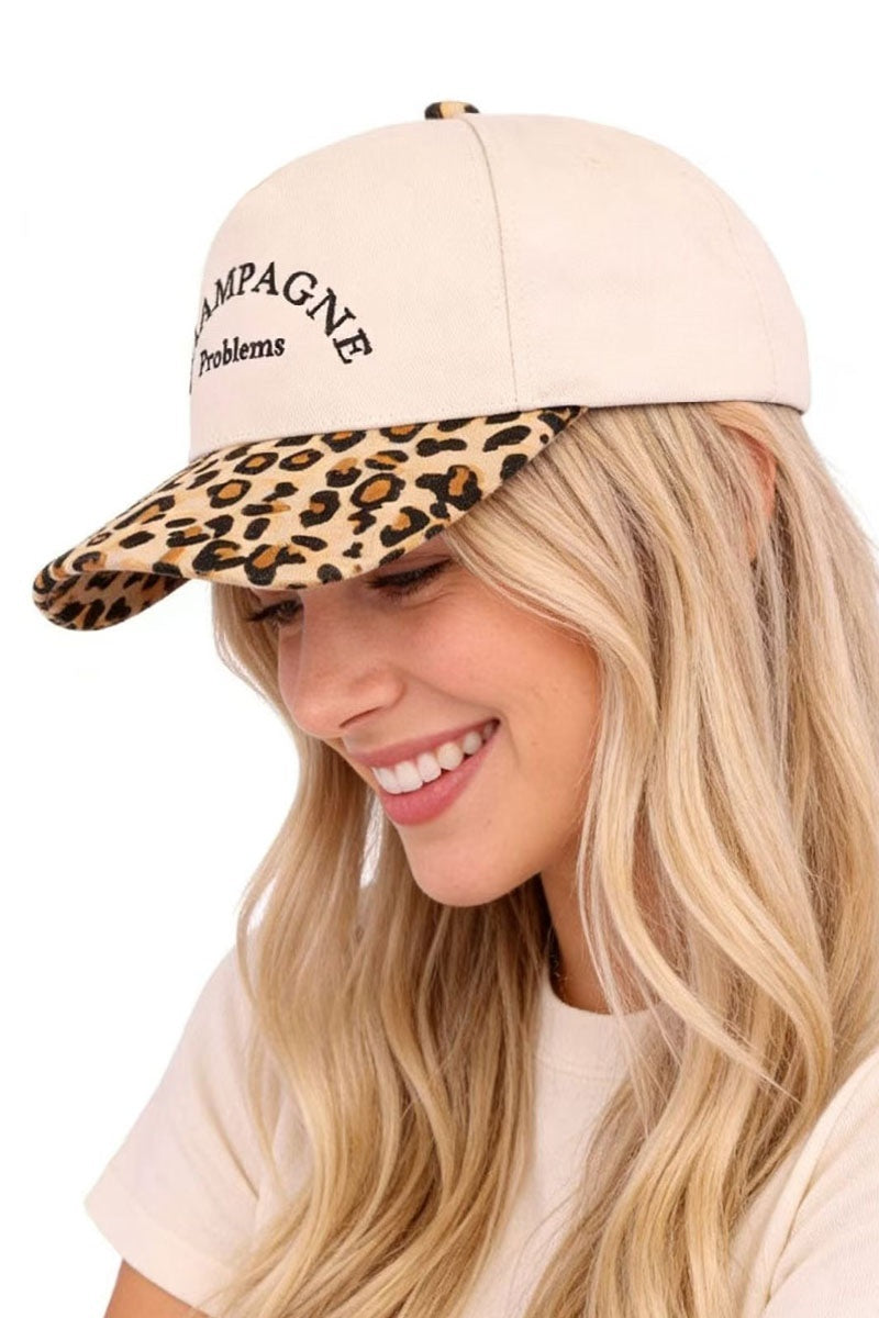 CHAMPAGNE PROBLEMS TWO TONE CANVAS COTTON CAP