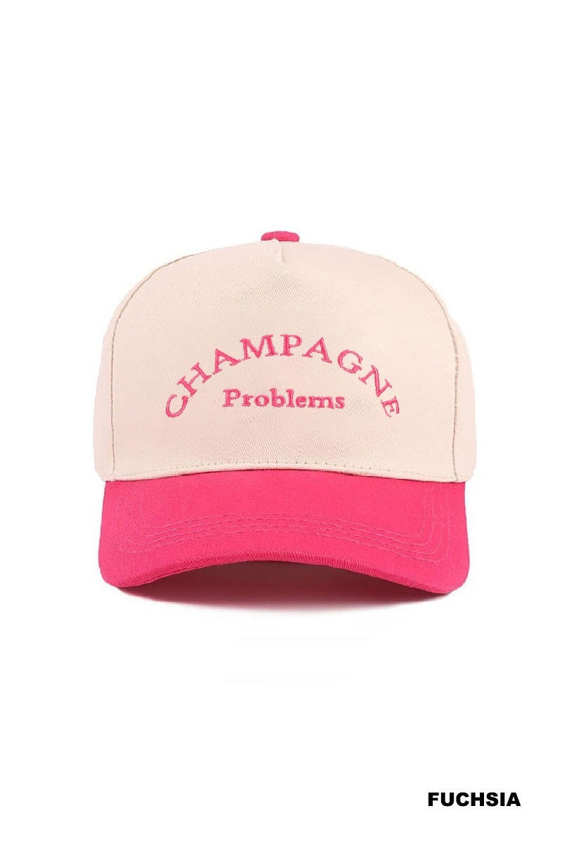 CHAMPAGNE PROBLEMS TWO TONE CANVAS COTTON CAP