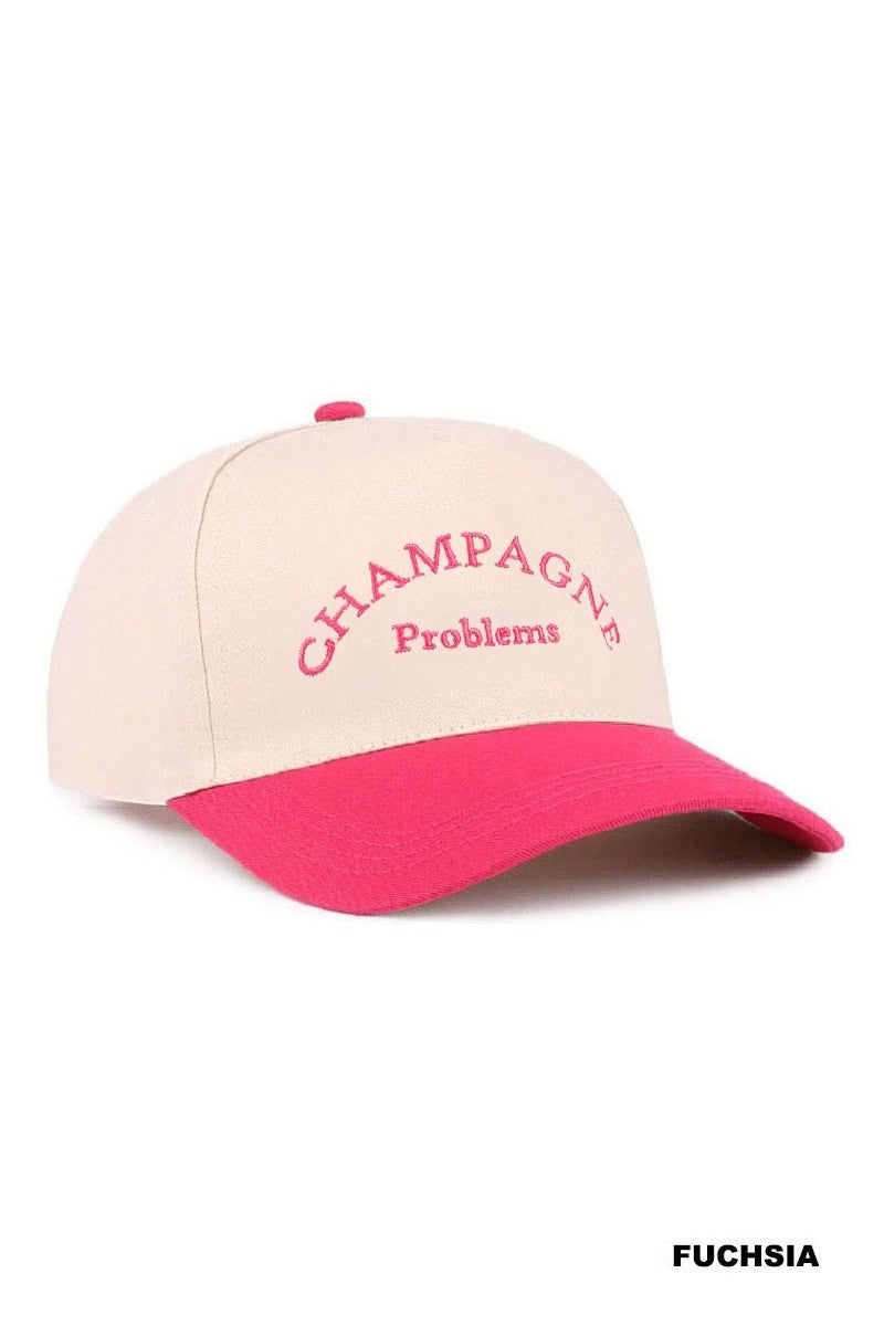 CHAMPAGNE PROBLEMS TWO TONE CANVAS COTTON CAP