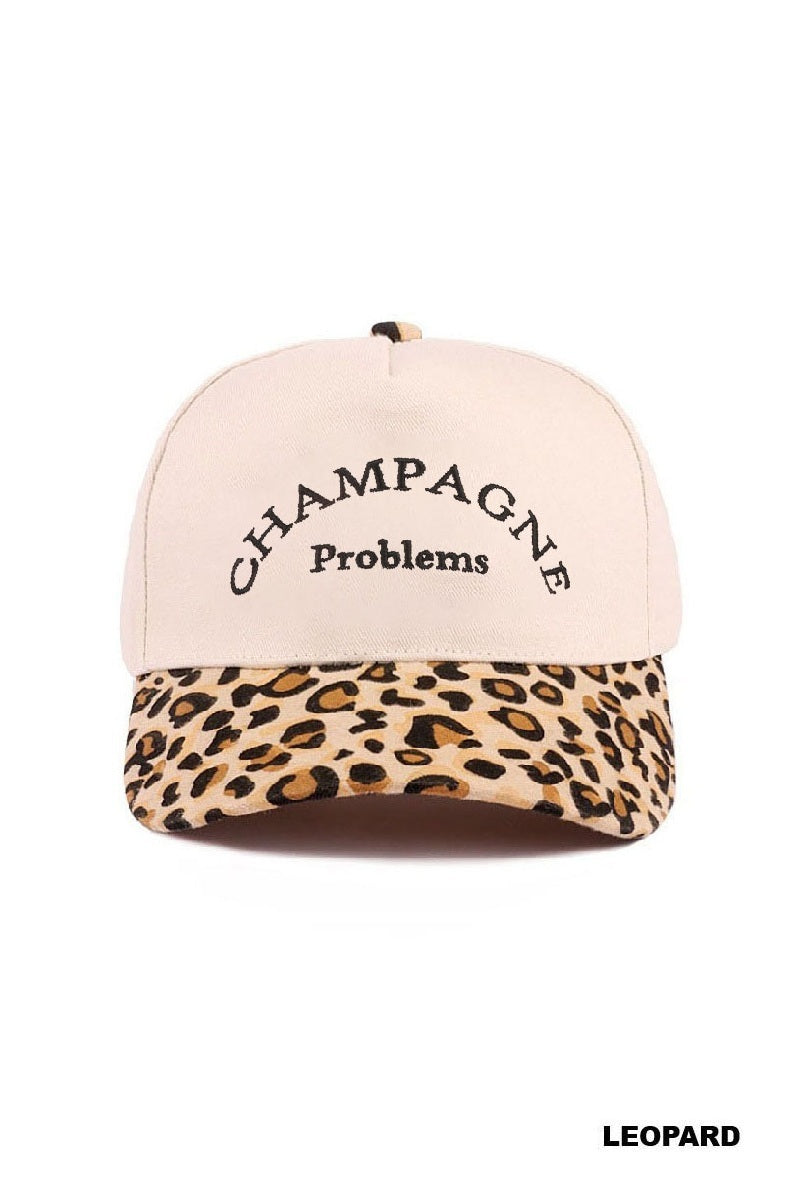 CHAMPAGNE PROBLEMS TWO TONE CANVAS COTTON CAP