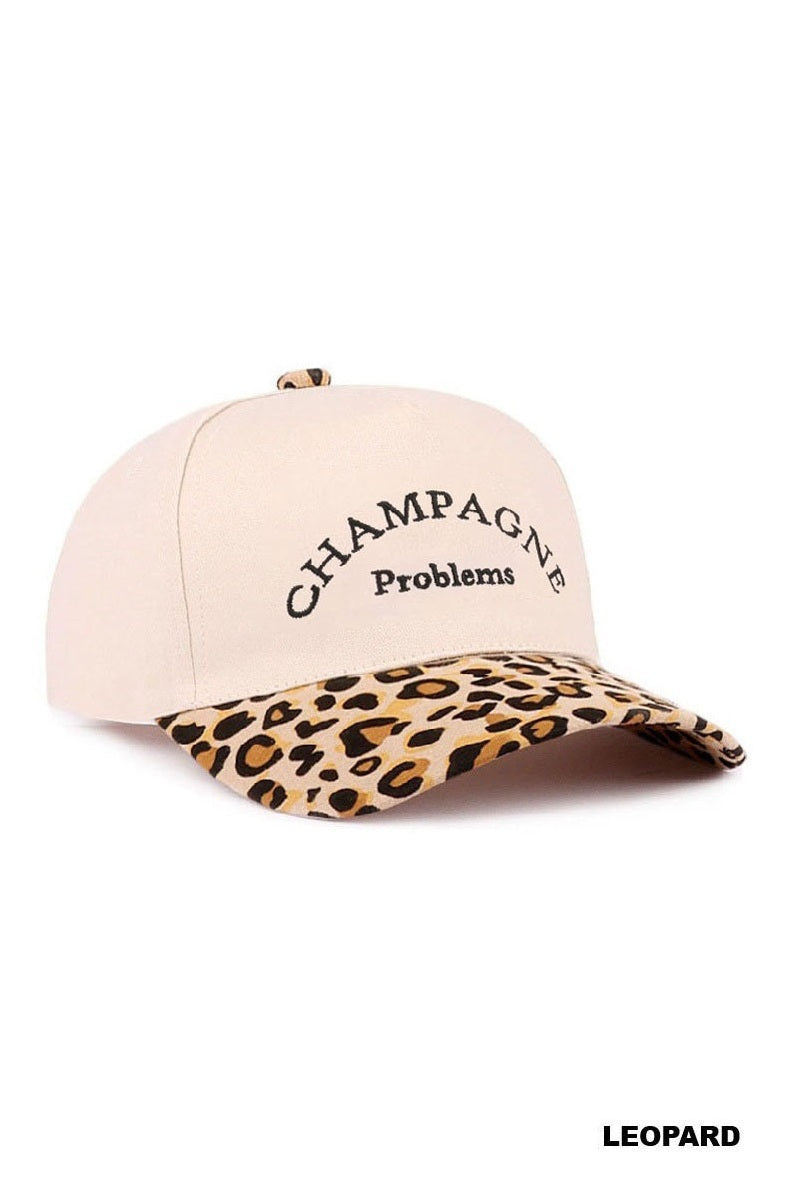 CHAMPAGNE PROBLEMS TWO TONE CANVAS COTTON CAP