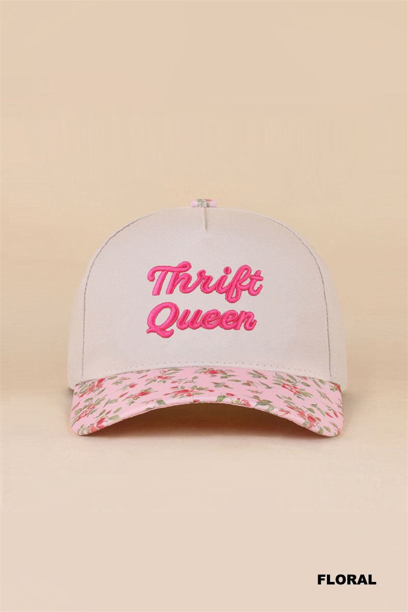 THRIFT QUEEN TWO TONE SNAPBACK HAT