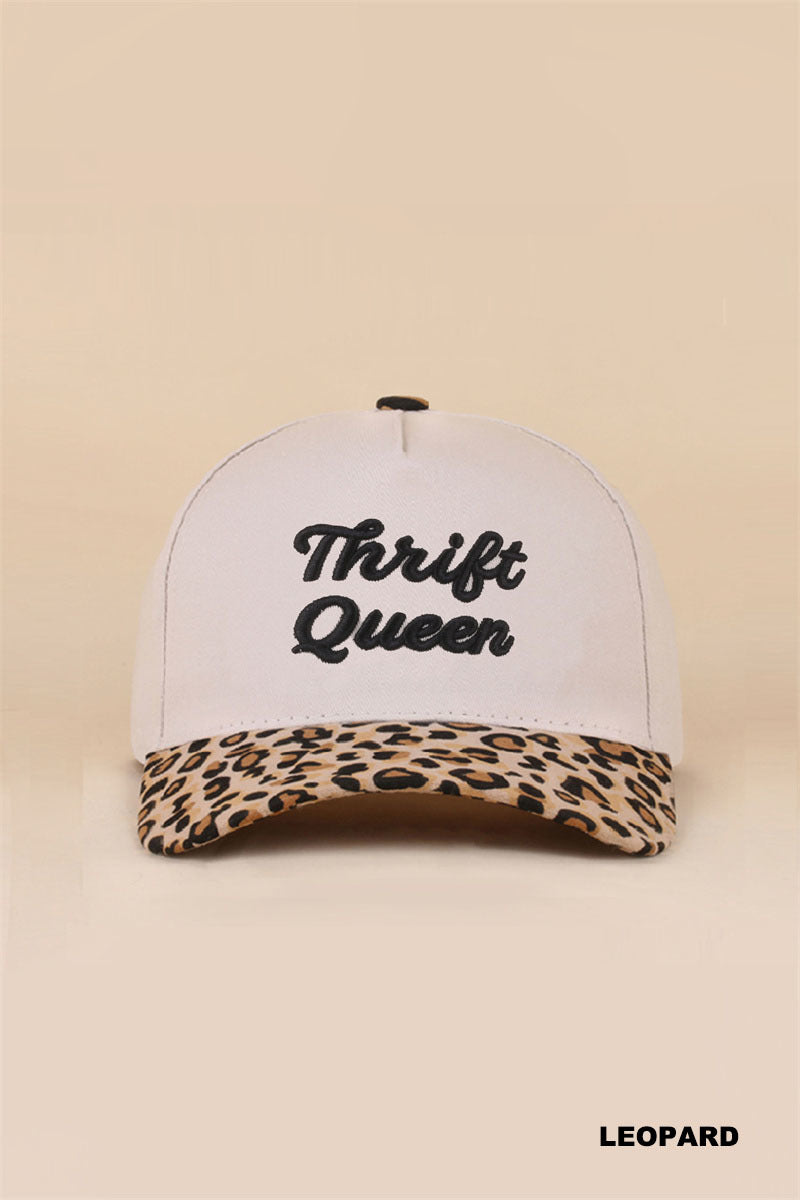 THRIFT QUEEN TWO TONE SNAPBACK HAT