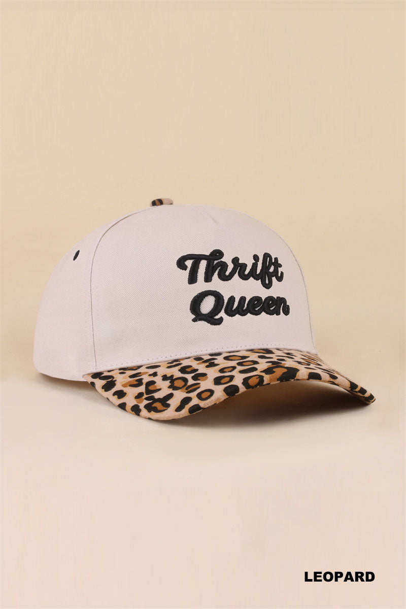 THRIFT QUEEN TWO TONE SNAPBACK HAT