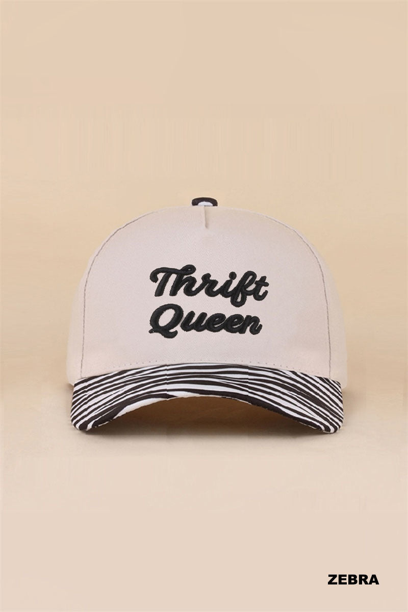 THRIFT QUEEN TWO TONE SNAPBACK HAT