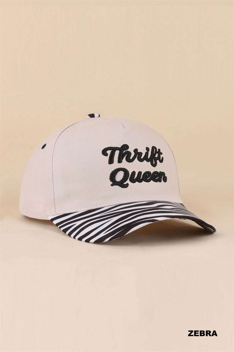THRIFT QUEEN TWO TONE SNAPBACK HAT