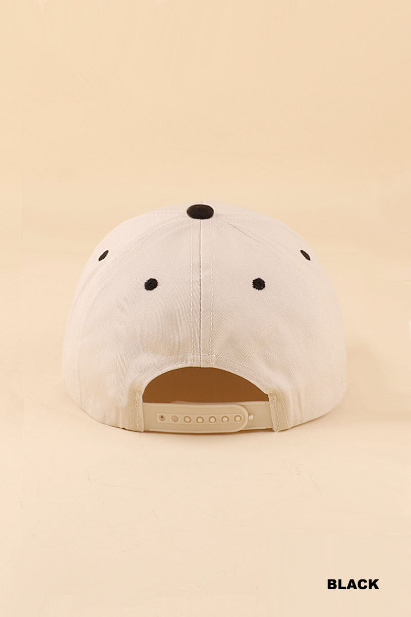 Manifest that shit two tone snapback hat