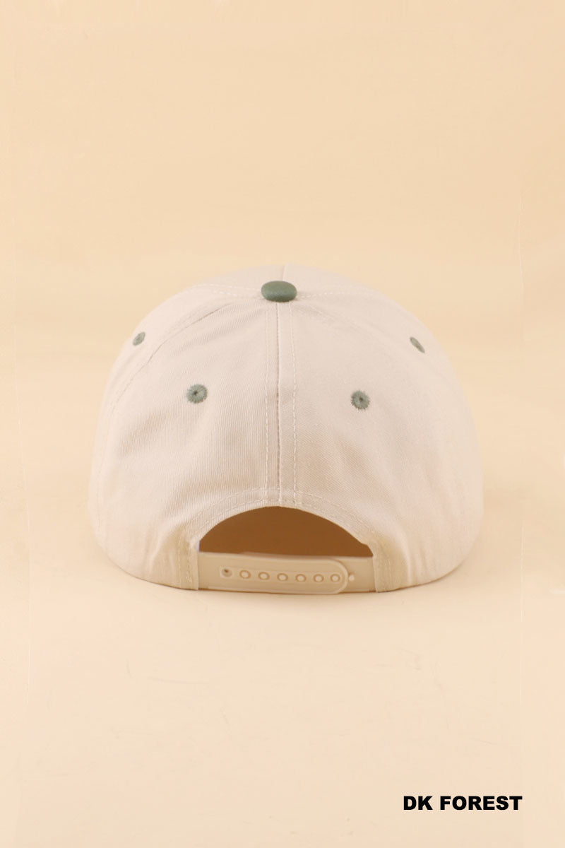 Manifest that shit two tone snapback hat