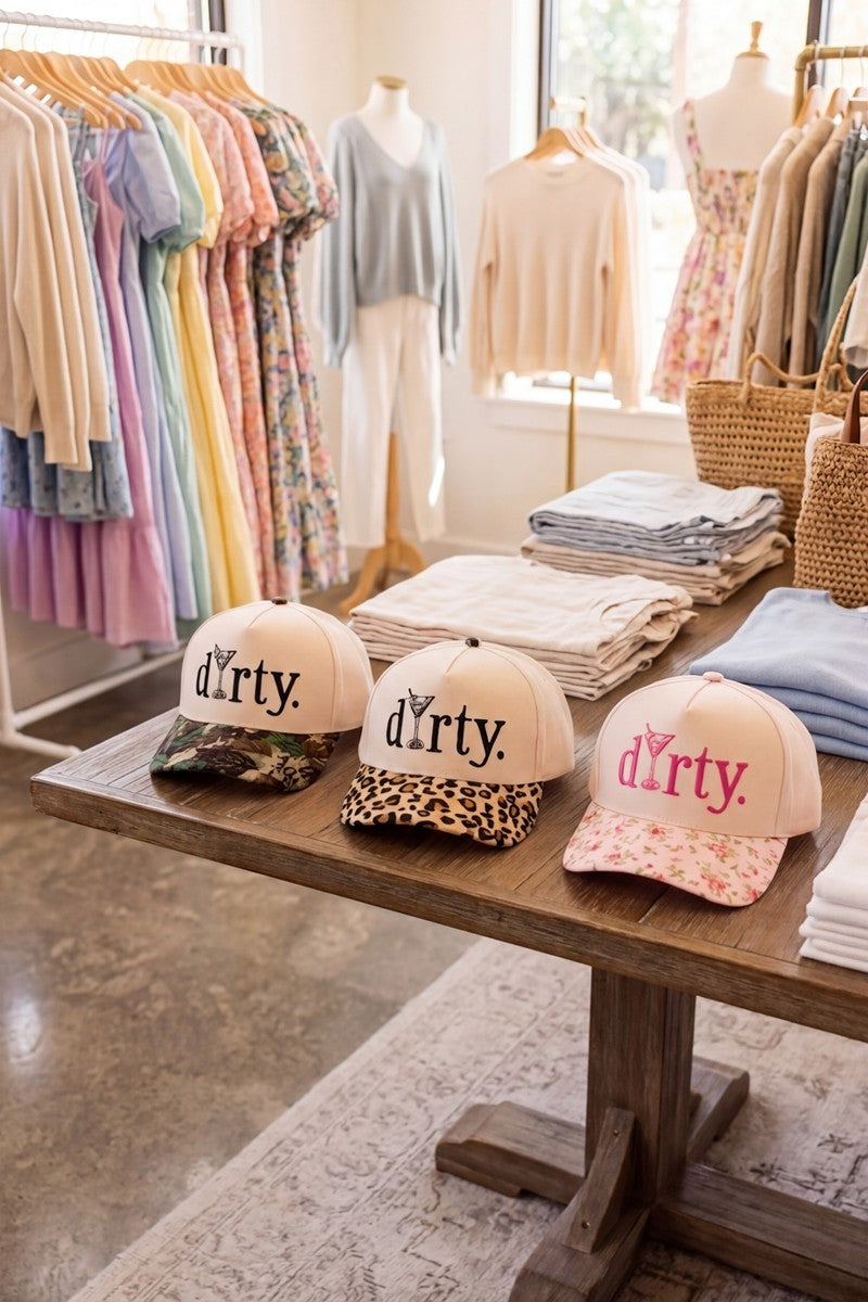Dirty martini two tone cotton hat