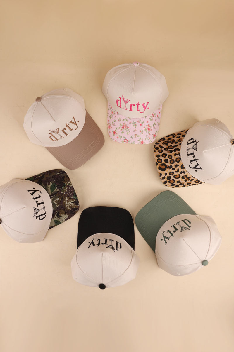 Dirty martini two tone cotton hat