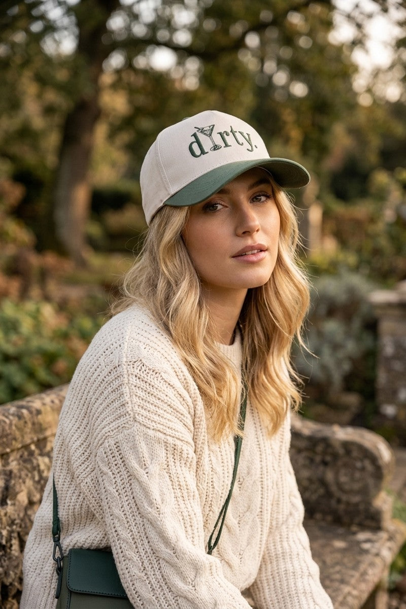 Dirty martini two tone cotton hat