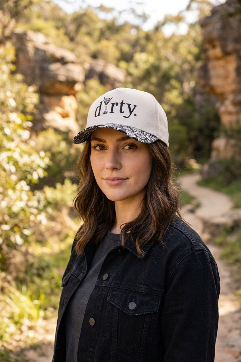 Dirty martini two tone cotton hat